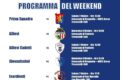 ⚪️ PROGRAMMA DEL WEEKEND 🔵